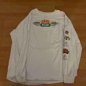 Friends White Long Sleeve Shirt